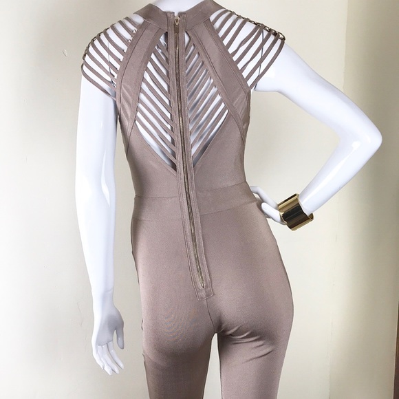 SALE! “Gertrude” Bandage Jumpsuit - Picture 2 of 4